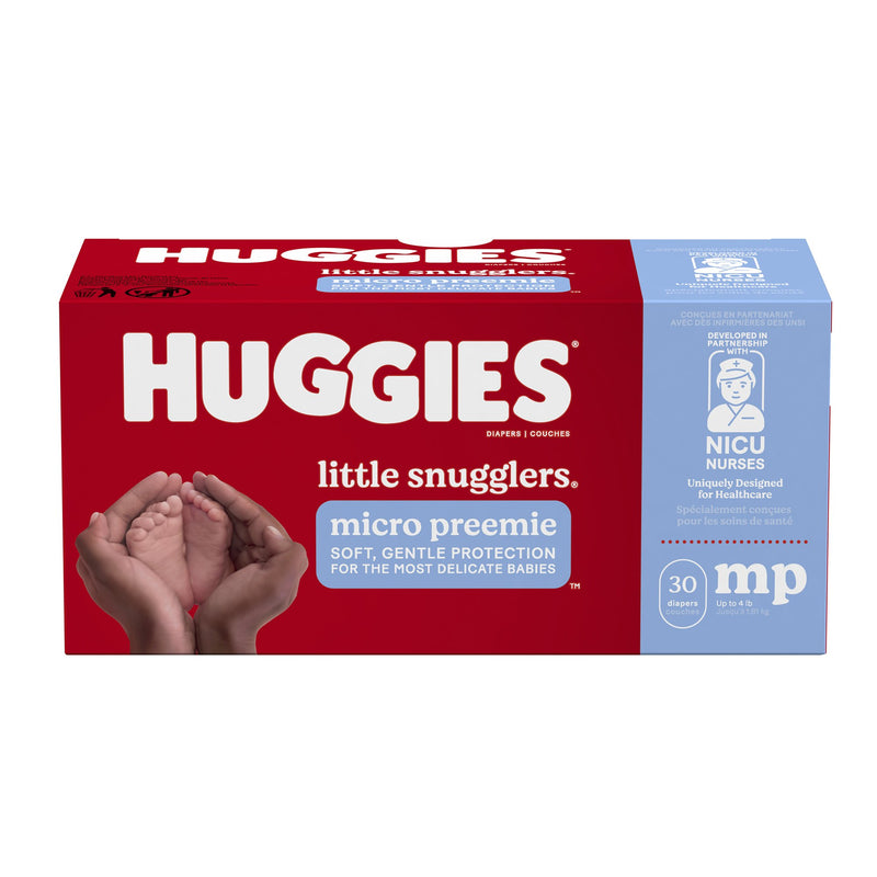 Huggies Little Snugglers Diaper, Micro Preemie (Case of 240)