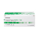McKesson Paper Medical Tape, 1 Inch x 10 Yard, Tan (Case of 12 Boxes)