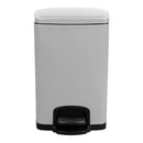 McKesson Brand McKesson White Square Step-On Trash Can, 5 gallon 