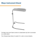 McKesson Brand McKesson Mayo Instrument Stand 