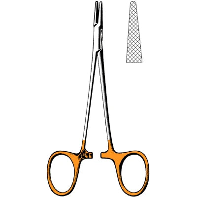 Surgi-OR TC Webster / Halsey Needle Holder - 5-1/4", Smooth - 95-130