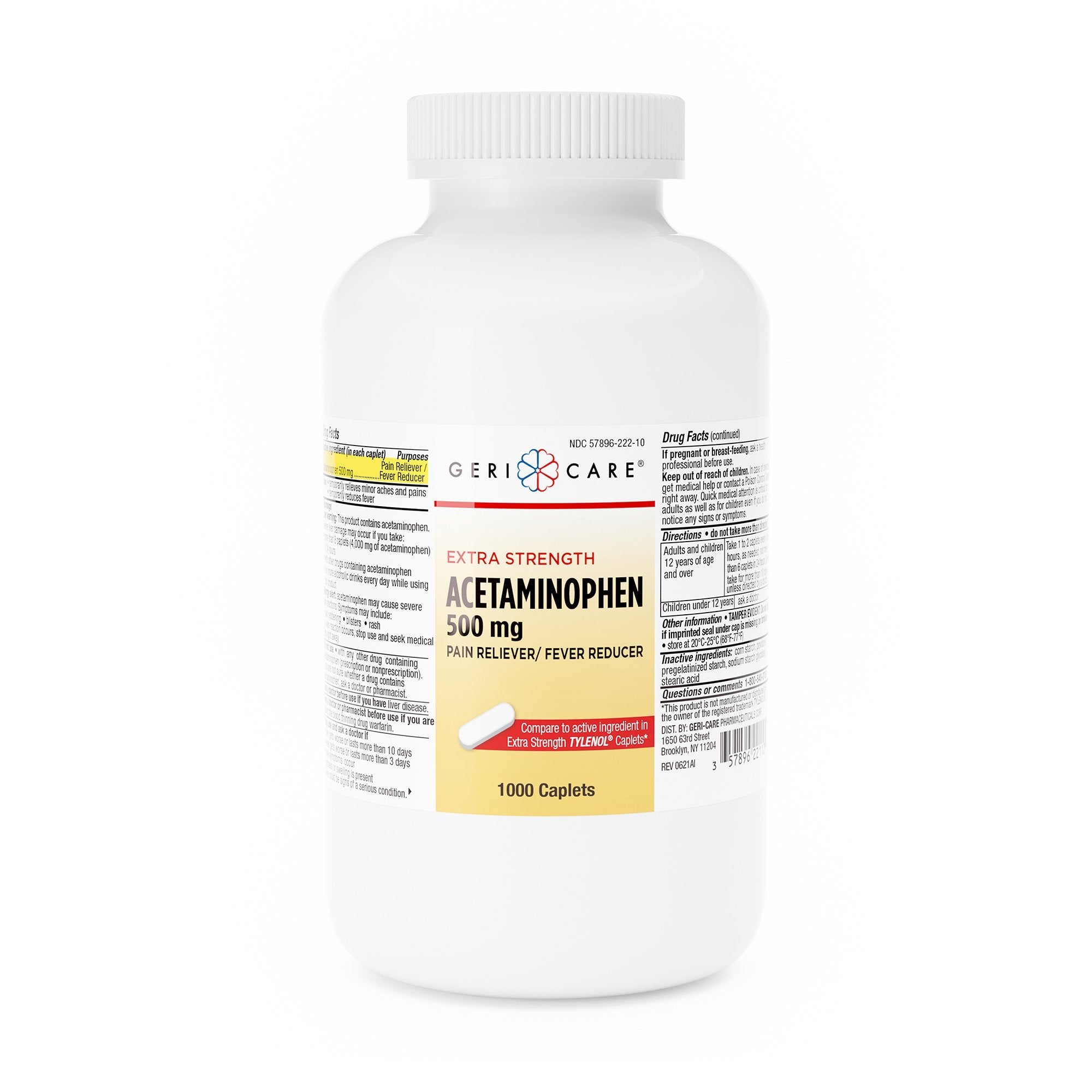 Geri-Care Geri-Care Acetaminophen Caplets (12/CS) 