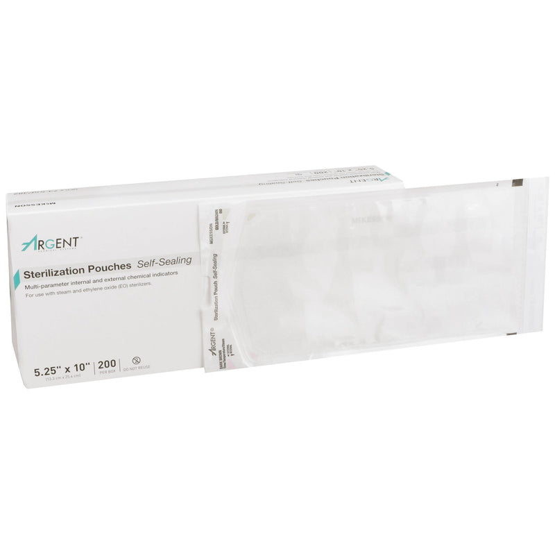 McKesson Argent Sure-Check Sterilization Pouch, 5-1/4 x 10 Inch (Case of 2000)