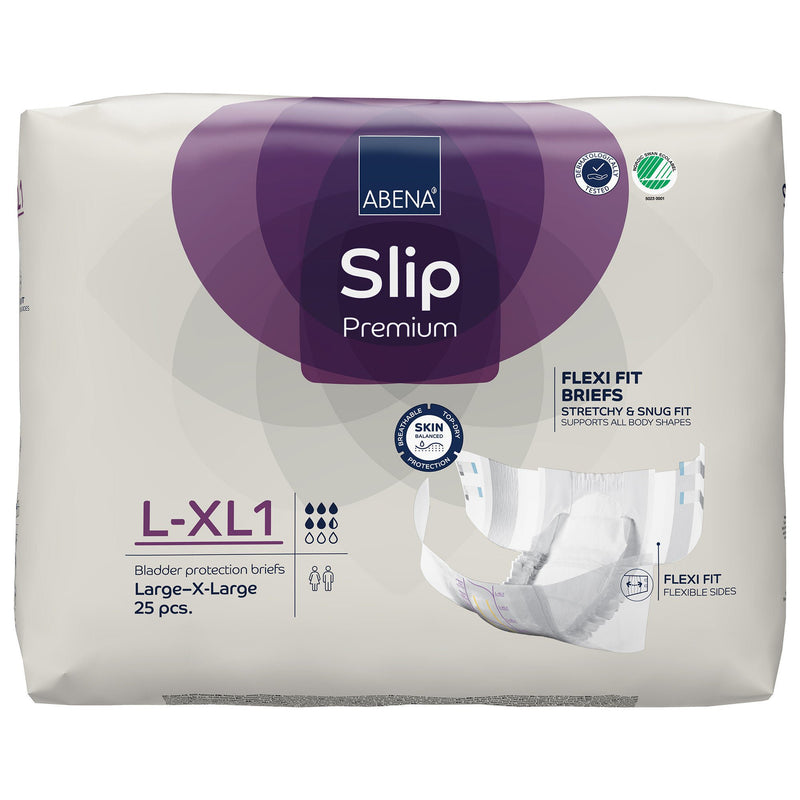 Abena Slip Premium Flexi Fit Incontinence Briefs, L-XL1 (25/PK)