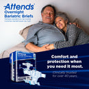 Attends Overnight Bariatric Briefs, 5X-Large (Case of 32)