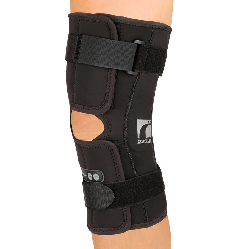 Ossur Rebound Wraparound / Open Patella Hinged Knee Brace, Extra Large 