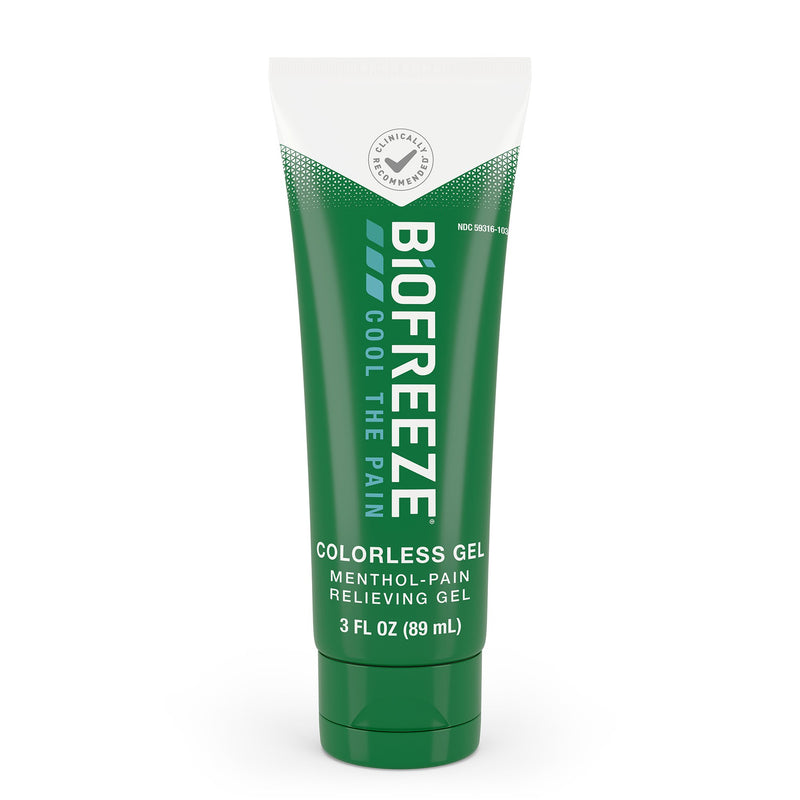 Biofreeze Menthol Pain Relieving Colorless Gel (Case of 24)