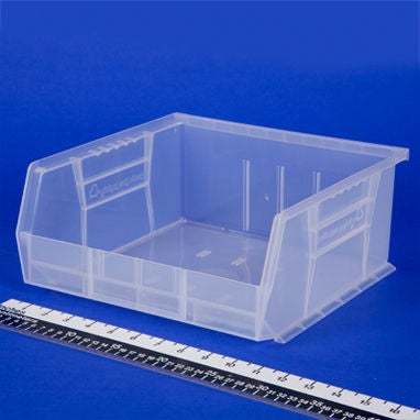 Storage Bin HCL Super Tough Clear Plastic 5 X 10-7/8 X 11 Inch (Each)