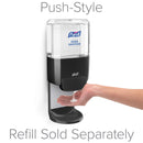 GOJO Hand Hygiene Dispenser Purell ES4 Graphite ABS Plastic Manual Push 1200 mL Wall Mount (9/CS) 