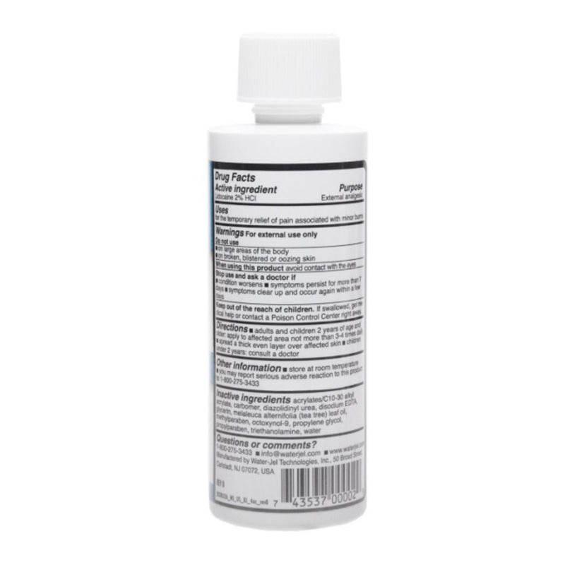 Water Jel Burn Jel Lidocaine Burn Relief Topical Gel