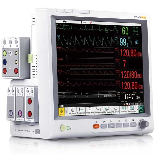 Edan Elite V8 Modular Patient Monitor  With XM2 Module (12 Lead ECG)