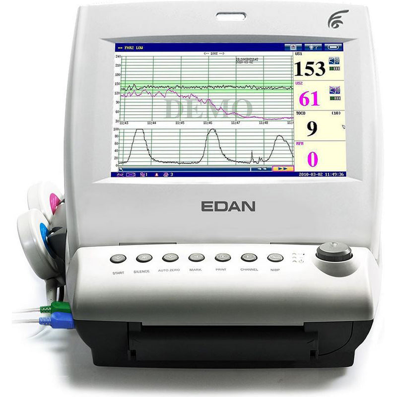 Edan F6 Dual Fetal Monitor (Twins FHR)  With DECG/IUP