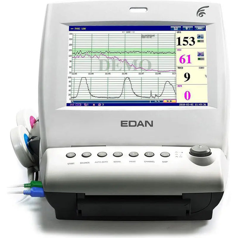 Edan F6 Dual Fetal Monitor (Twins FHR)  With-DECG-IUP