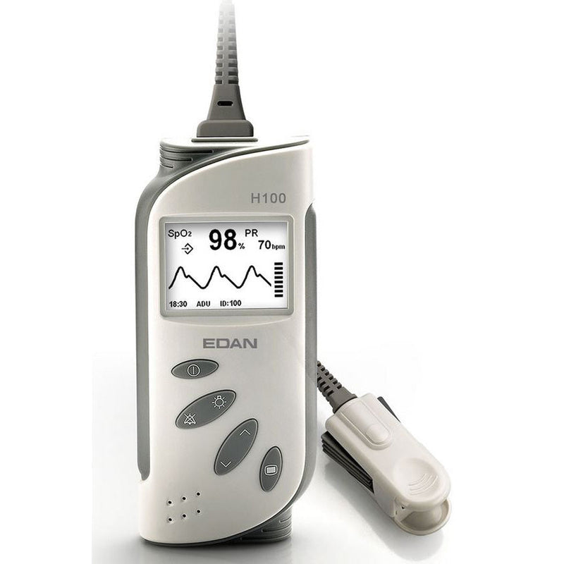 Edan H100B Pulse Oximeter  Adult Silicone Soft-Tip