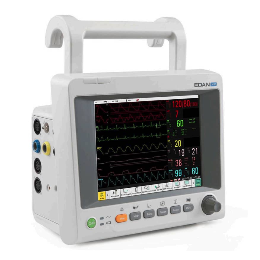 Edan iM50 G2 Patient Monitor  with Touchscreen, Wifi, and Printer Installed