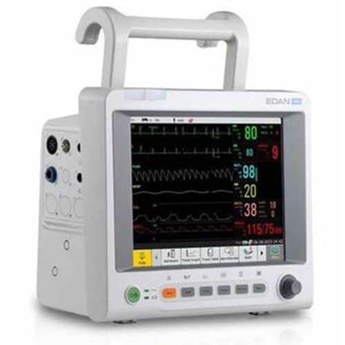 Edan iM60 Patient Monitor with 10" Touch Screen and WiFi Angled