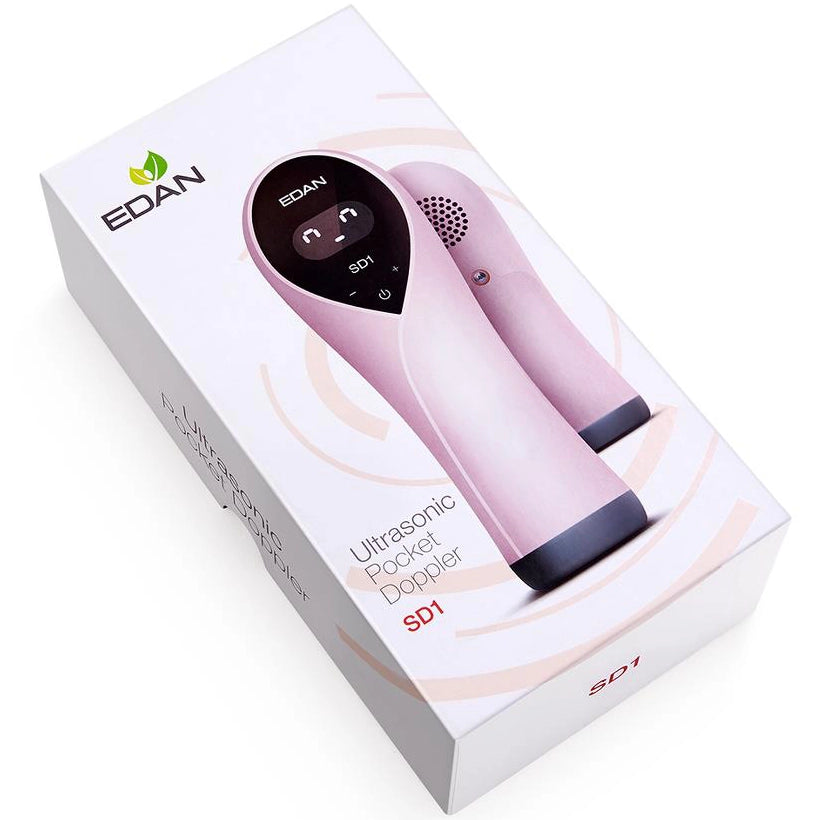 Edan SD1 Ultrasonic Pocket Doppler packaging