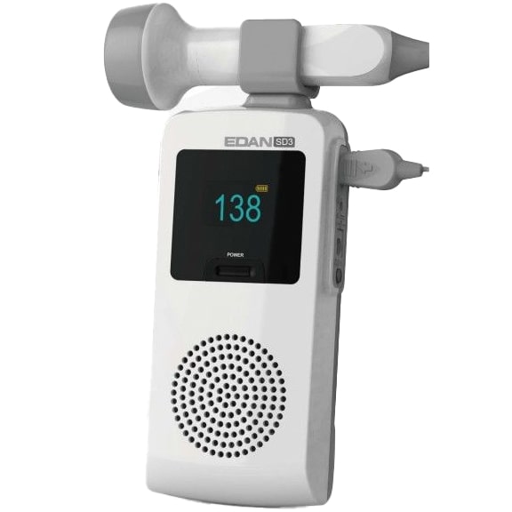 Edan SD3 Ultrasonic Pocket Doppler  8 MHz (Vascular)