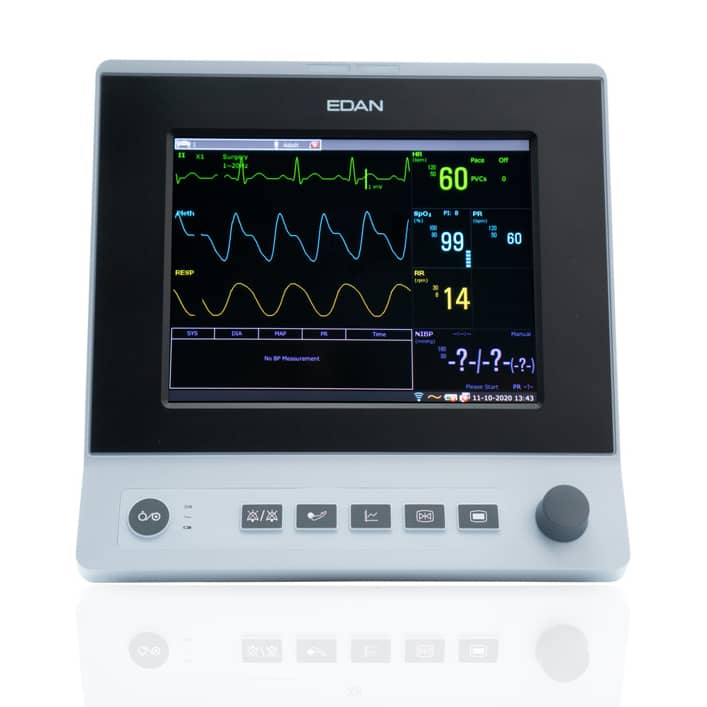 Edan X10 Patient Monitor w/ 10" Touch Screen  Includes-Edan-G2-CO2