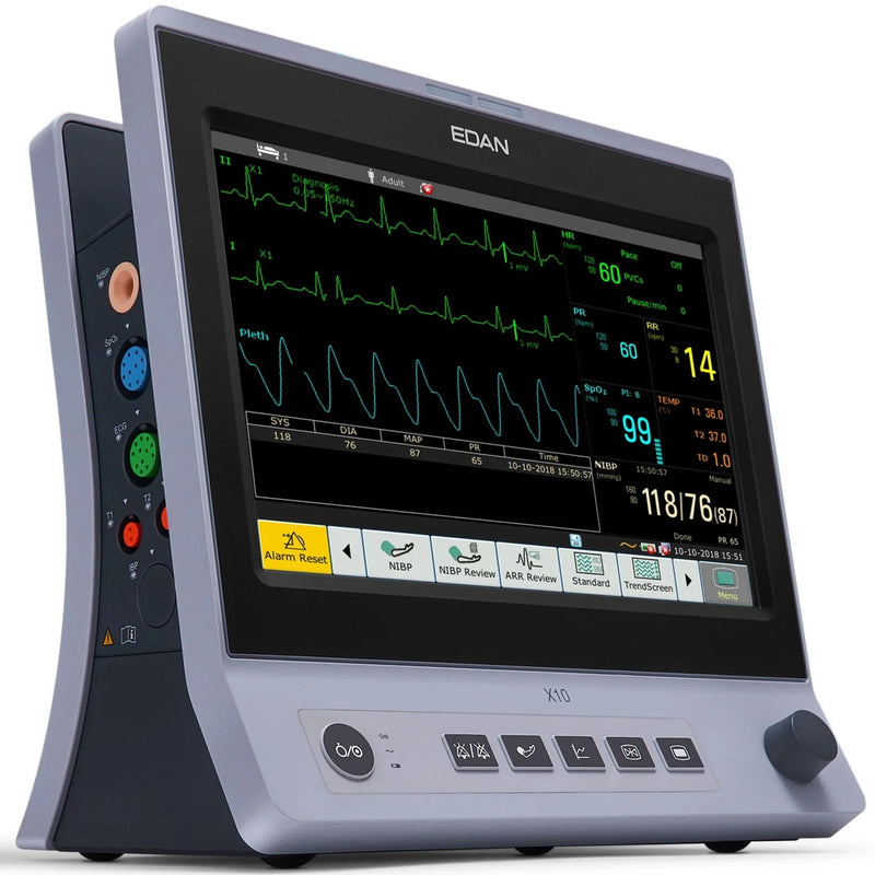 Edan X10 Patient Monitor  Includes Edan G2 CO2