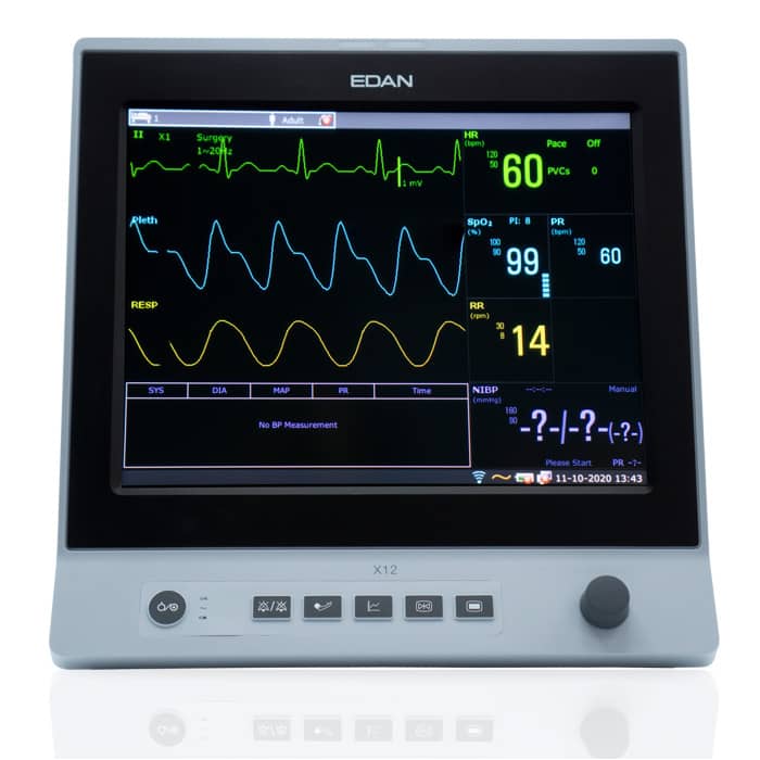 Edan X12 Patient Monitor  Includes Edan G2 CO2