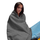 Taylor Healthcare Products First Comfort Fleece Thermal Blanket, Gray, 40 x 80 Inch (10/CS) 