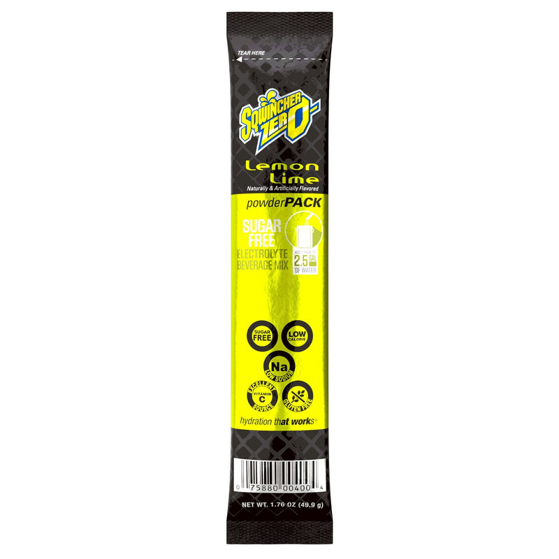 Kent Precision Foods Sqwincher Zero Lemon-Lime Electrolyte Replenishment Drink Mix (32/CS) 