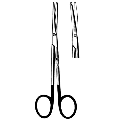 Sklarhone Sklarlite Metzenbaum-Nelson Bariatric Dissecting Scissors - 9", Curved, Blunt/Blunt, 1 Razor Edge, 1 Standard Edge, Extra Light - 15-9119 