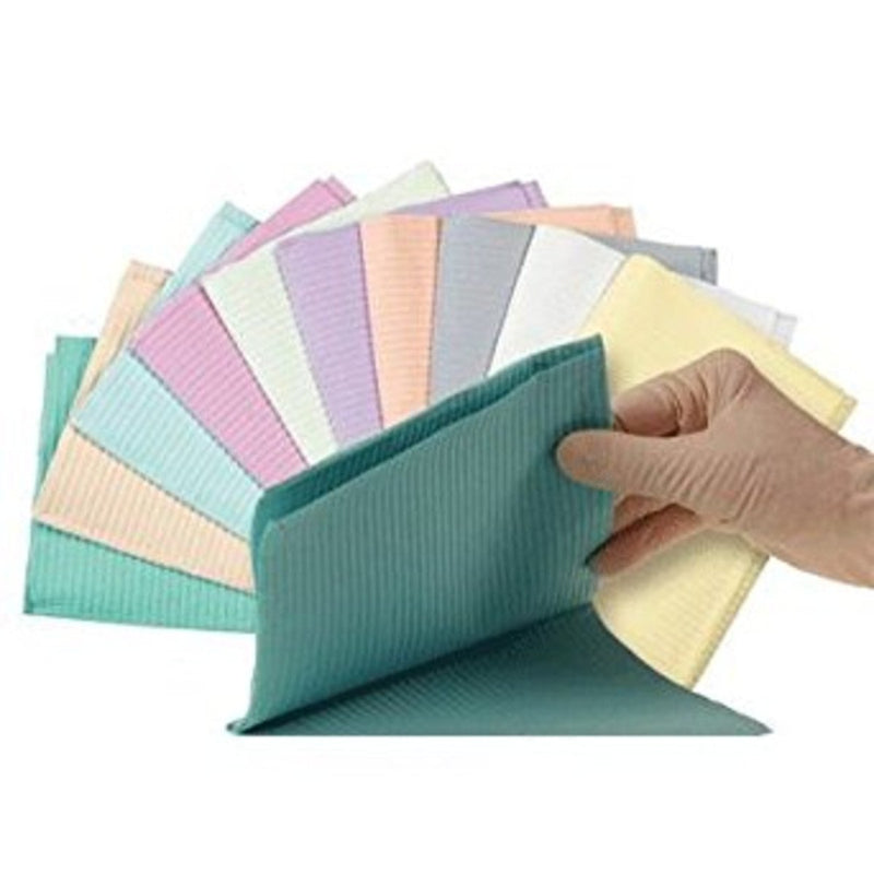 SPS Medical Supply Procedure Towel PolyBack 13 W X 19 L Inch White NonSterile (500/CS)
