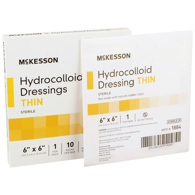 McKesson Hydrocolloid Dressing, 6 x 6 Inch (Case of 200) 