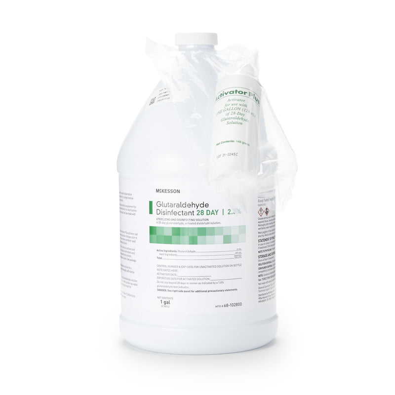 McKesson Brand McKesson Glutaraldehyde High Level Disinfectant, 1-gallon Jug (4/CS)
