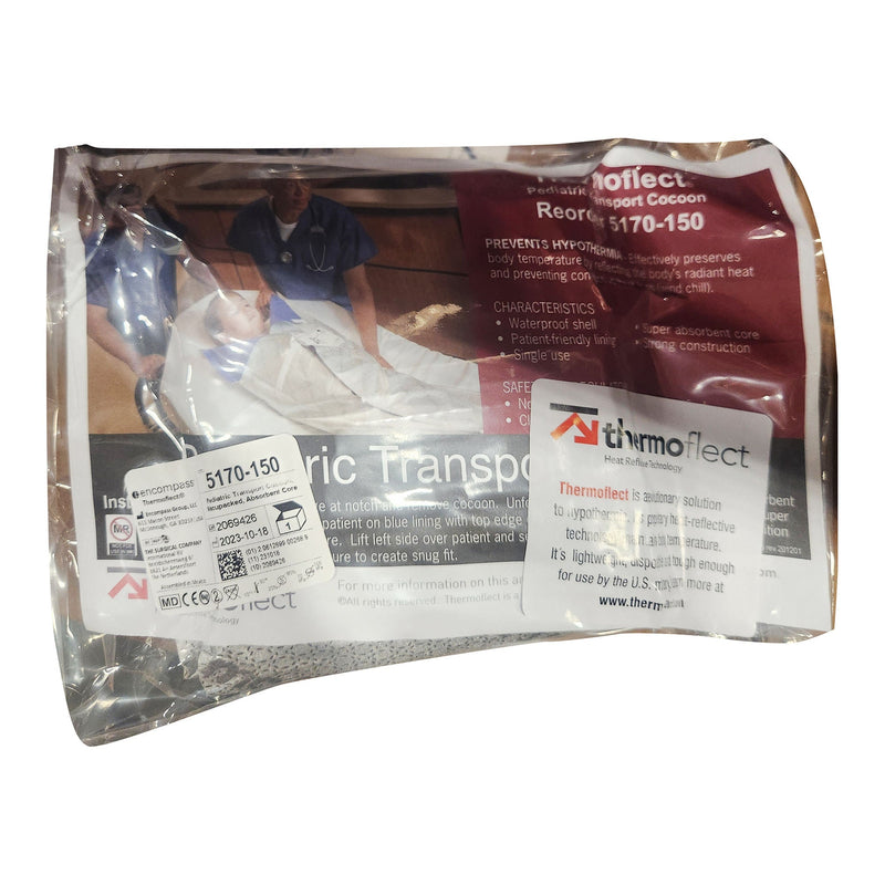Thermoflect Transport Cocoon Heat Reflective Blanket, Pediatric Size (10/CS)