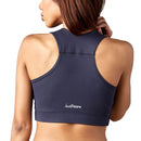 heart&core Sports and Medical LLC heart&core Larissa Post-Surgical Bra w/ Drainage Bulb Holders, Black, 2X-Large (36/CS)