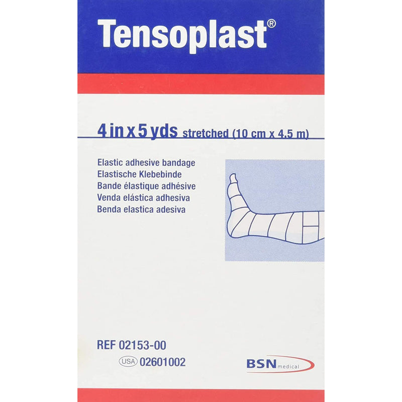 Tensoplast No Closure Elastic Adhesive Bandage, 4 Inch x 5 Yard (Case of 36)
