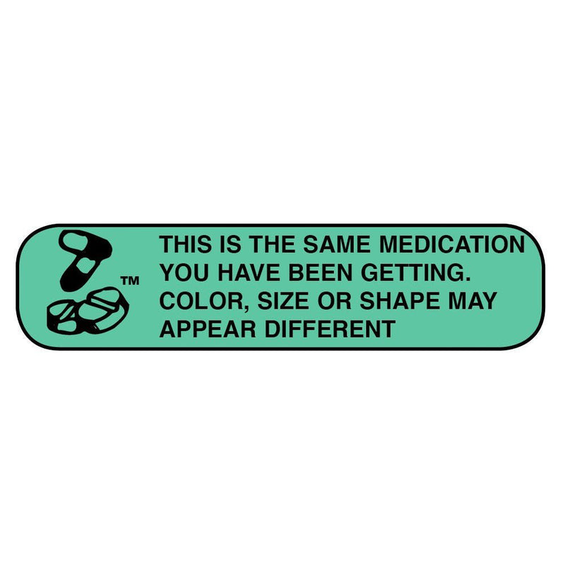Apothecary Pre-Printed Pharmacy Label, 0.6 x 0.4 Inch (Box of 1000)