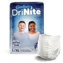 Comfees DriNite Juniors Absorbent Underwear, Large / Extra Large (Case of 52)