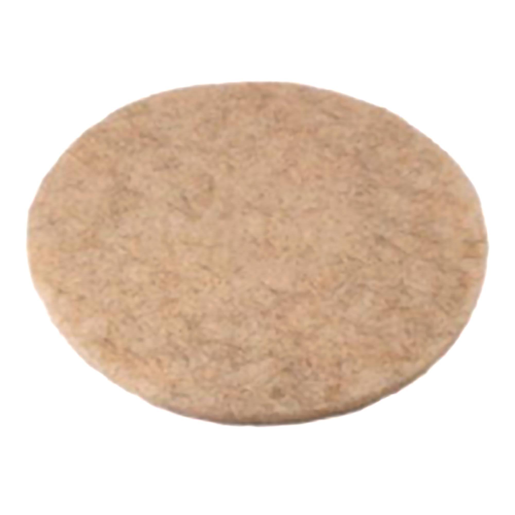 RJ Schinner Co Hard Floor Burnishing Pad Performance Plus 20 Inch Diameter Natural Medium Natural Hair / Polyester (5/CS) 