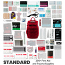 My Medic Recon First Aid Kit Backpack with Emergency Medical Supplies - Red 