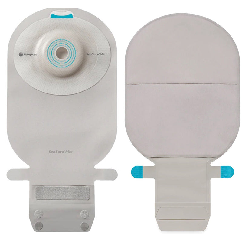 SenSura Mio Convex Light 1-Piece Opaque Ostomy Pouch, 35mm Stoma (Box of 10) 