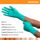 McKesson Perry Performance Plus Polychloroprene Surgical Glove, Size 8.5, Green (50/BX)