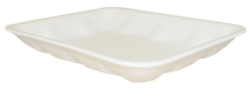 RJ Schinner Co Food Service Tray Novipax 0.63 X 5-3/4 X 8-1/4 Inch White Foam (500/CS)
