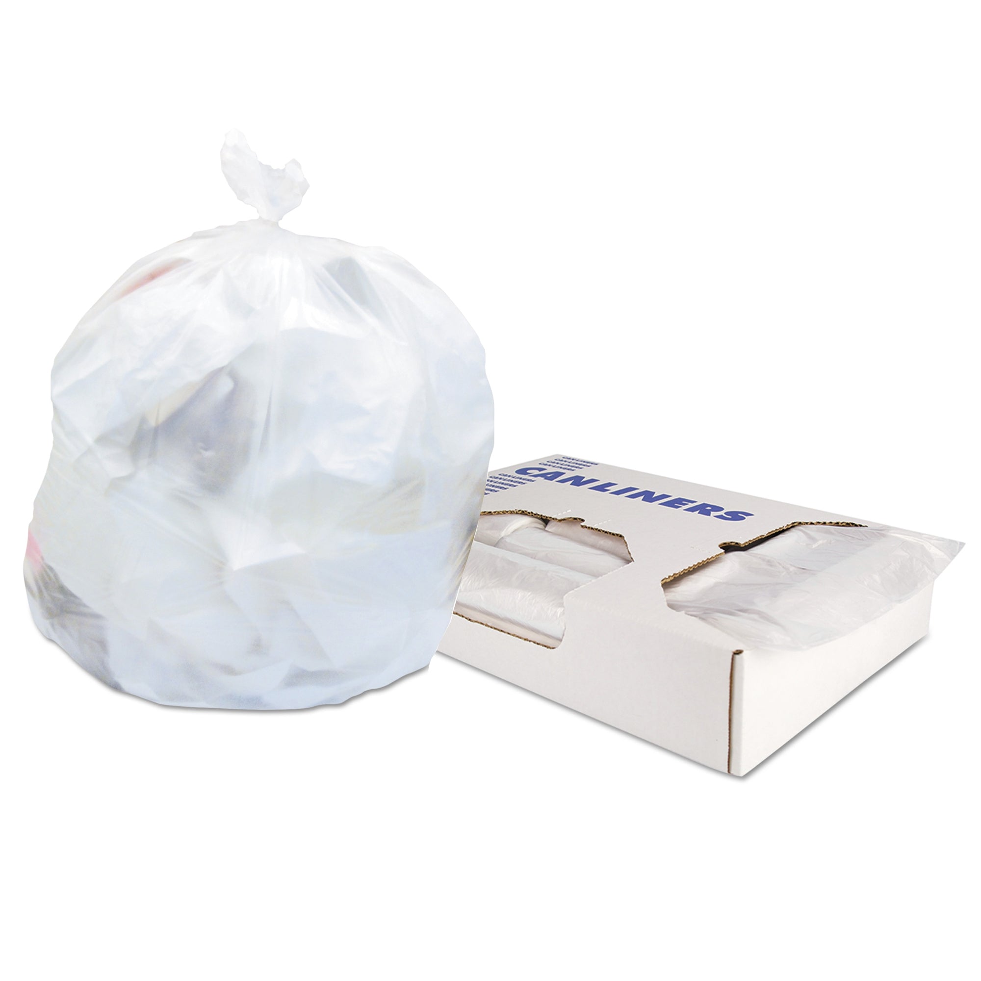 Essendant Co/United Stationers Heritage Standard High Density Trash Bag, Colorless, 10-gallon Capacity (1000/CS) 