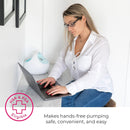 Mother's Milk Inc SpeCtra 28-mm CaraCups Wearable Milk Collection Kit for SpeCtra Breast Pumps 