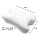 CPAP Bed Pillow DMI 18 X 17 X 18 Inch (Each) 