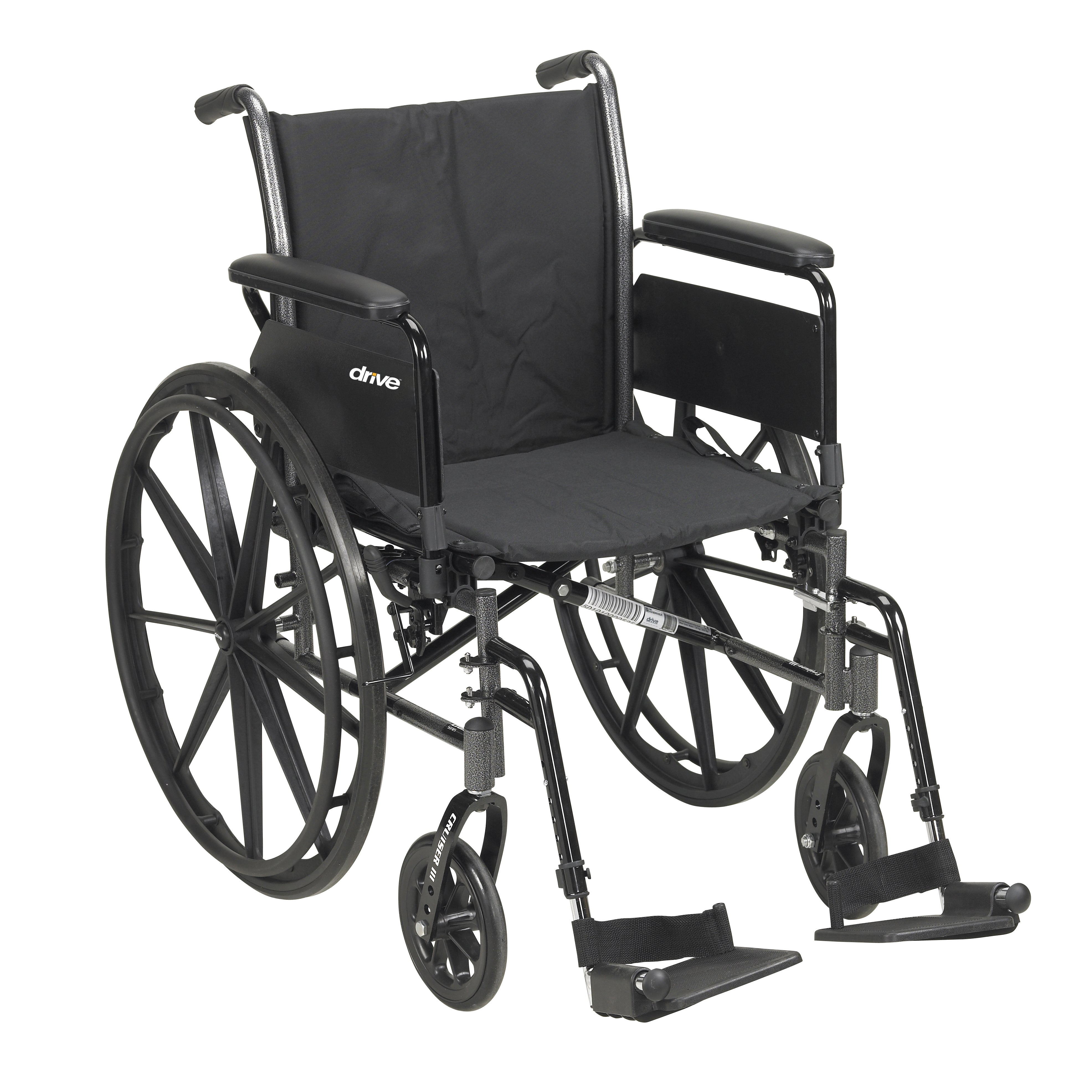 drive Cruiser III Lightweight Wheelchair, 18-inch Seat Width (Each)