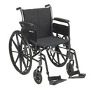 Drive DeVilbiss Healthcare drive Cruiser III Lightweight Wheelchair, 18-inch Seat Width 