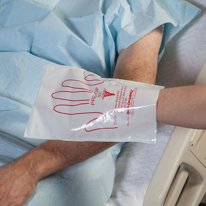 Health Care Logistics Pre-Op Mitt White (100/PK) 