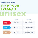 Prevail Per-Fit 360° Daily Briefs, Maximum Plus, Size 1 (Case of 80)
