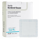 Sion Brands LLC DermaRite Adhesive Dressing, 4 x 4 Inch, White (100/PK) 
