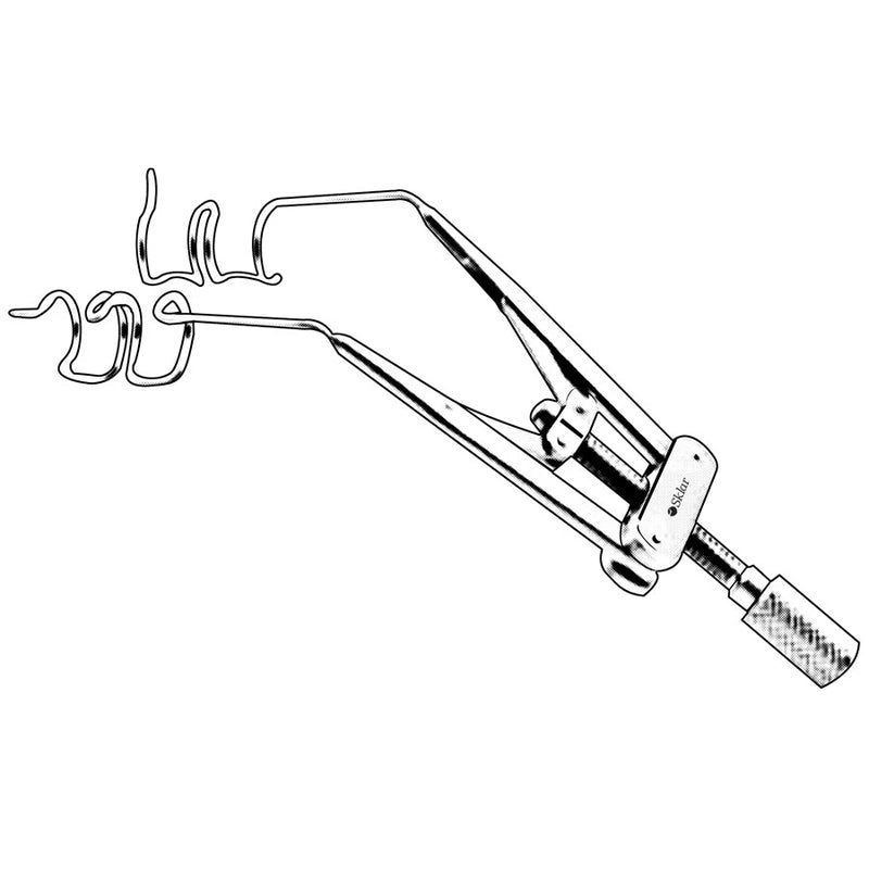 Sklar Liebermann Eye Speculum - Triple-Post Open Wire Blades, 13mm - 65-7690